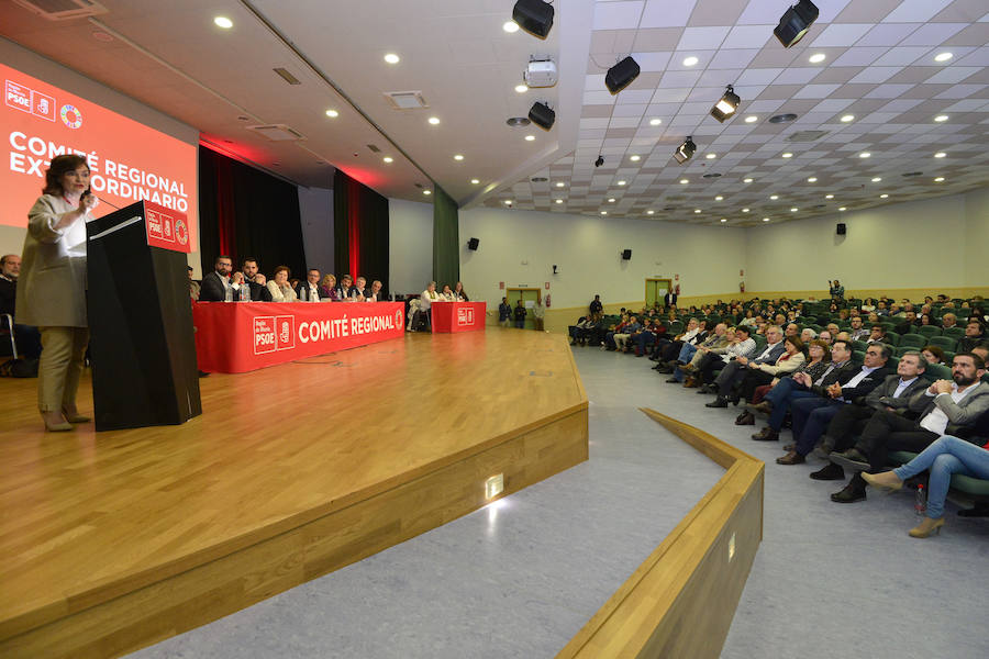 La vicepresidenta del Gobierno y secretaria de Igualdad del PSOE, Carmen Calvo, ha remarcado que el gobierno socialista «ha convertido en 9 meses la política en respuesta»