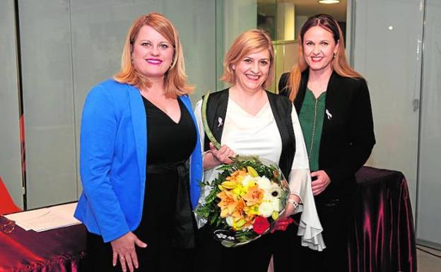 Alicia Jiménez, Pilar Lardín y Laura Ortiz. 