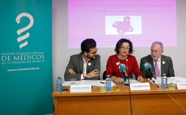 Domingo Sánchez, Isabel Montoya y Francisco Miralles, en la rueda de prensa de este viernes. 