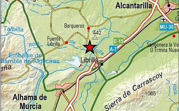 Epicentro del terremoto.