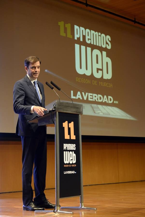 Los Premios Web de laverdad.es cerraron este jueves por la noche su XI edición en un acto en el Auditorio Víctor Villegas de Murcia conducido por el actor y humorista Alex O'Dogherty