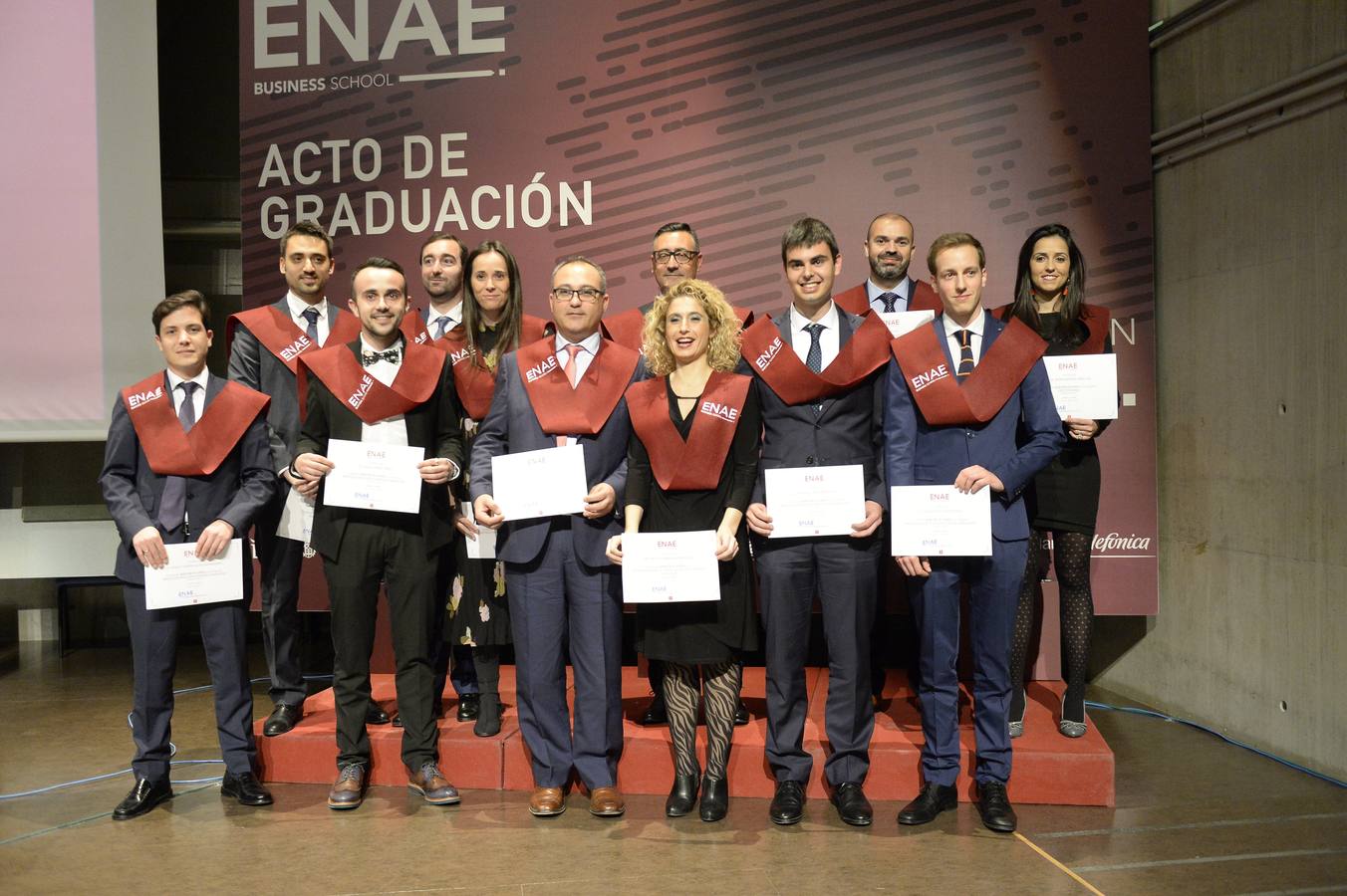 La Facultad de Economía y Empresa de la Universidad de Murcia acogió este viernes el acto de graduación de los alumnos de la ENAE Business Scho