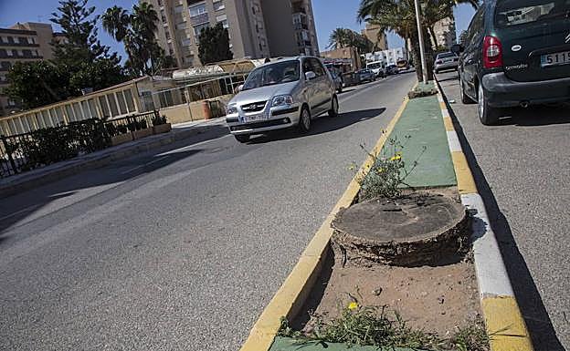 Calle Interior en La Manga.