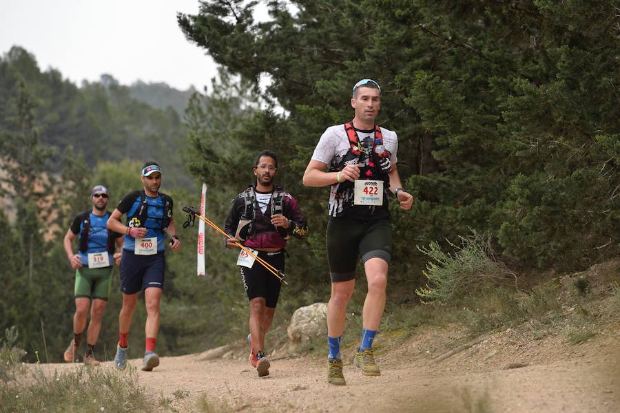 El corredor marroquí asentado en la Region es el más rápido en la prueba de trail running, seguido por el catalán Andreu Simón y el cántabro Borja Fernández