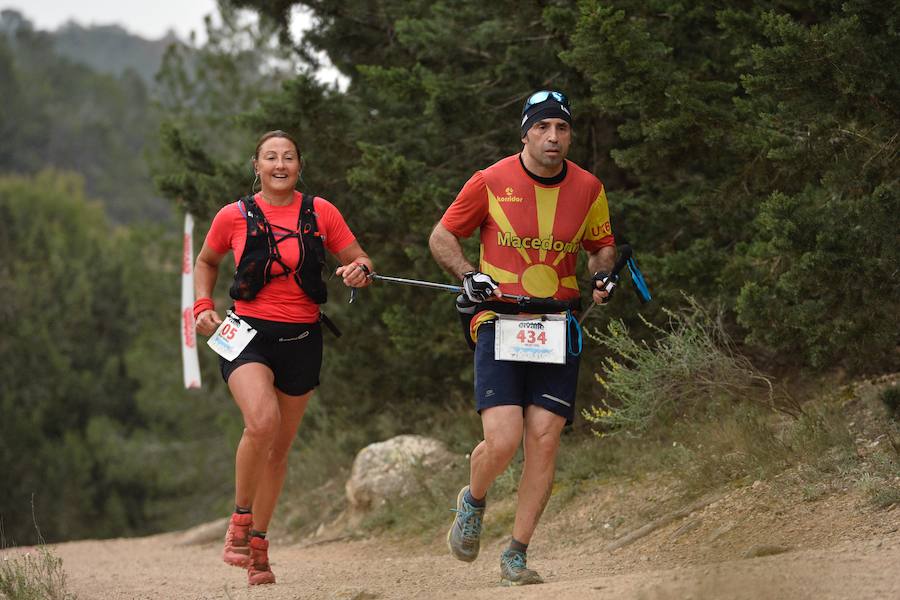 El corredor marroquí asentado en la Region es el más rápido en la prueba de trail running, seguido por el catalán Andreu Simón y el cántabro Borja Fernández