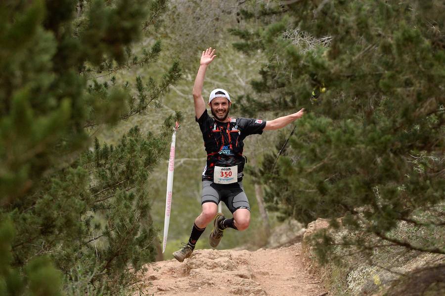 El corredor marroquí asentado en la Region es el más rápido en la prueba de trail running, seguido por el catalán Andreu Simón y el cántabro Borja Fernández