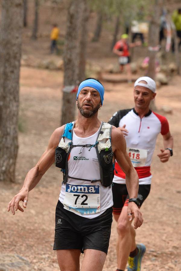 El corredor marroquí asentado en la Region es el más rápido en la prueba de trail running, seguido por el catalán Andreu Simón y el cántabro Borja Fernández