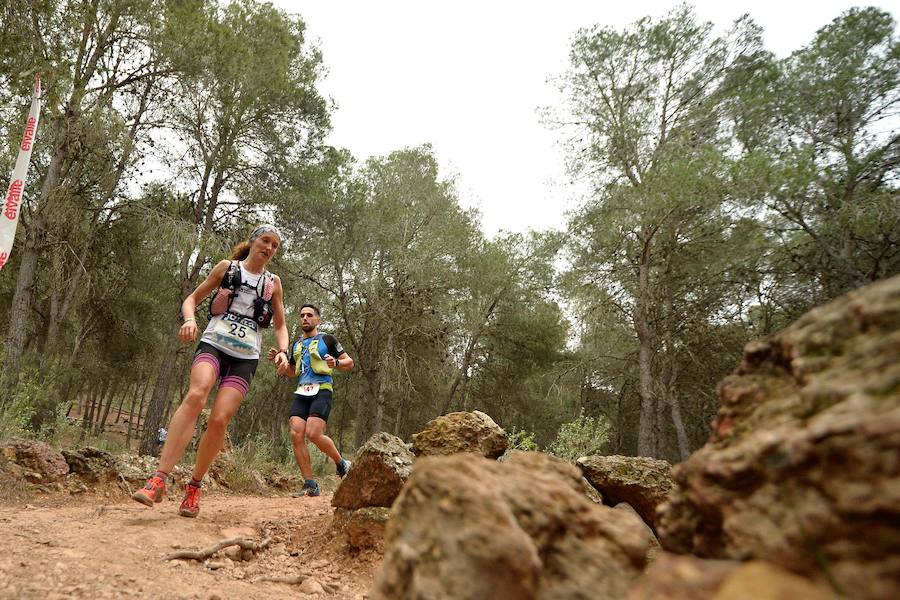 El corredor marroquí asentado en la Region es el más rápido en la prueba de trail running, seguido por el catalán Andreu Simón y el cántabro Borja Fernández