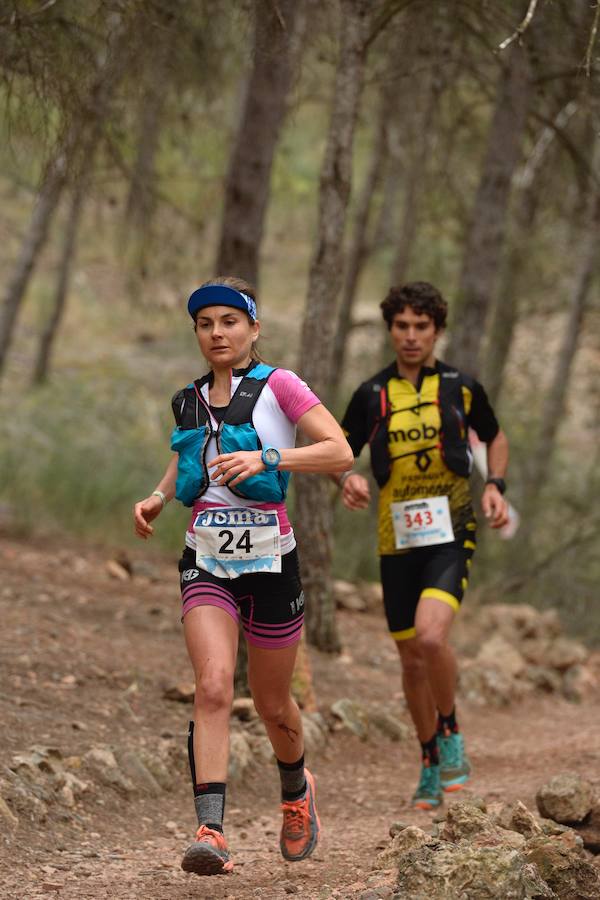 El corredor marroquí asentado en la Region es el más rápido en la prueba de trail running, seguido por el catalán Andreu Simón y el cántabro Borja Fernández