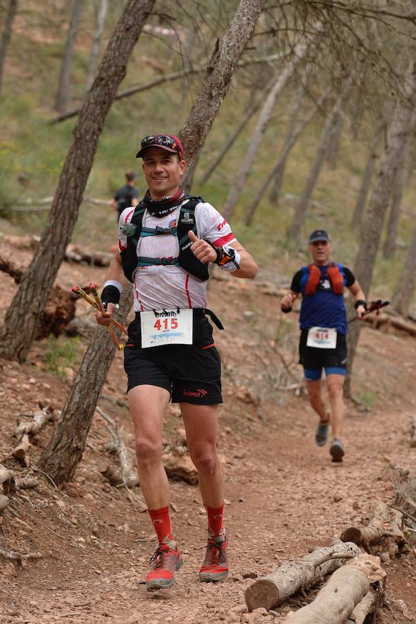 El corredor marroquí asentado en la Region es el más rápido en la prueba de trail running, seguido por el catalán Andreu Simón y el cántabro Borja Fernández