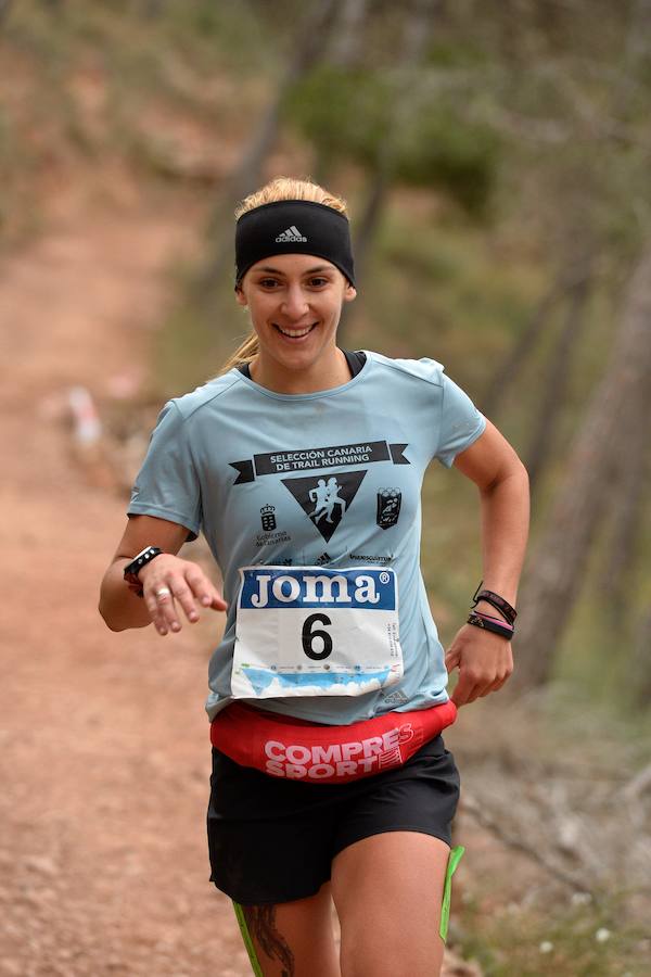 El corredor marroquí asentado en la Region es el más rápido en la prueba de trail running, seguido por el catalán Andreu Simón y el cántabro Borja Fernández