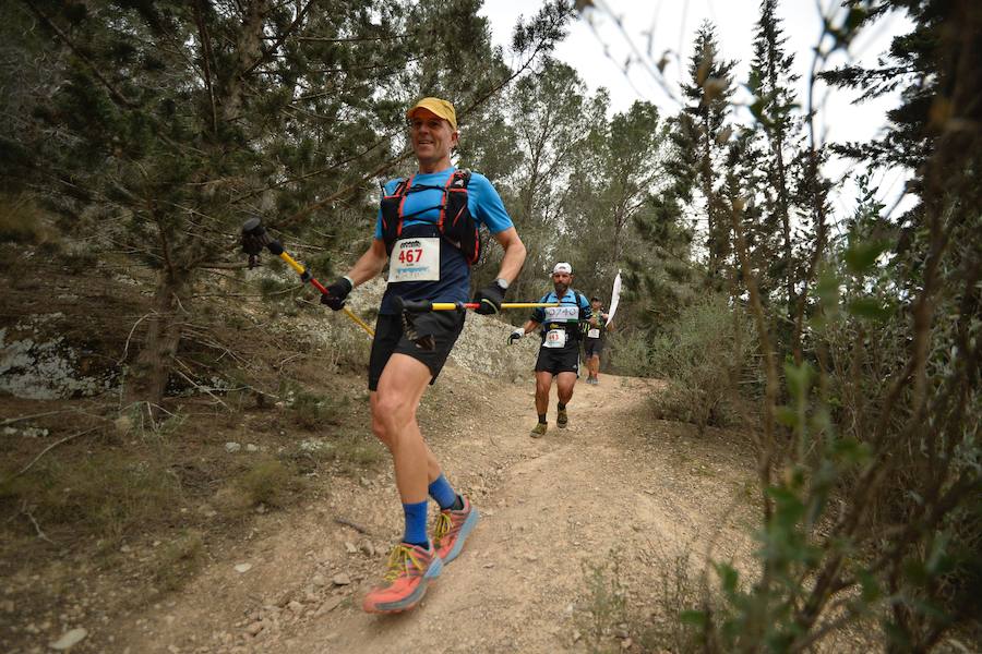 El corredor marroquí asentado en la Region es el más rápido en la prueba de trail running, seguido por el catalán Andreu Simón y el cántabro Borja Fernández