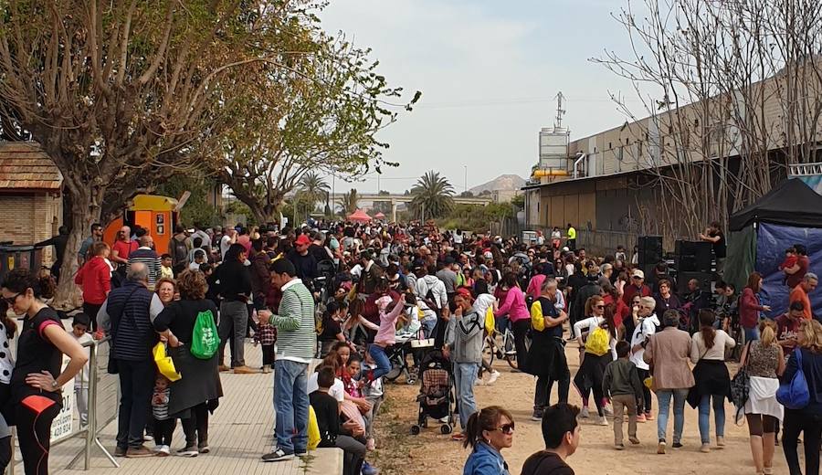 Los participantes realizaron 12 ecotalleres durante todo el recorrido y disfrutaron de un concierto, paella y espectáculo infantil