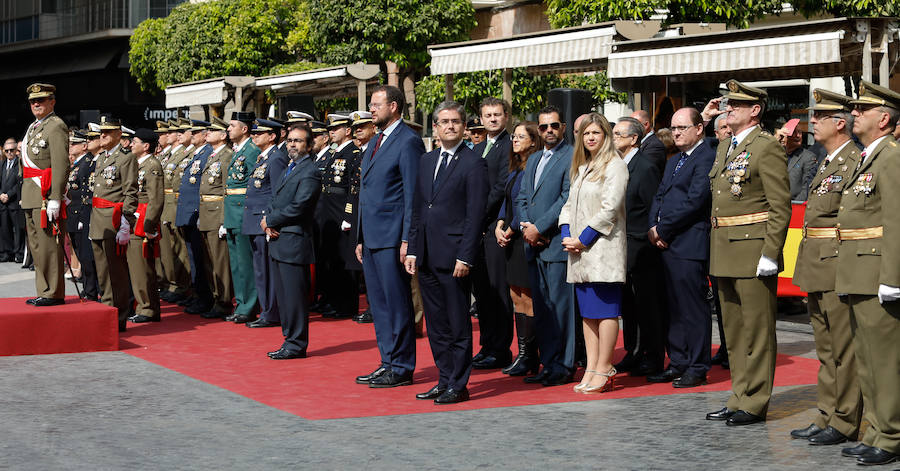 El acto estuvo presidido por el teniente general Jefe de la Fuerza Terrestre del Ejército de Tierra, Juan Gómez de Salazar Mínguez, actuando como Madrina la directora de la Orquesta Sinfónica de la Región de Murcia, Virginia Martínez Fernández