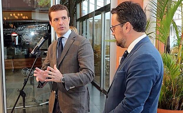 Pablo Casado, en Canarias. 