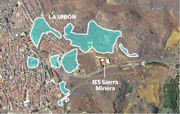 El CSN investigará la antigua fundición de plomo de Peñarroya y un científico le avisa del riesgo en 51 zonas de la Sierra Minera