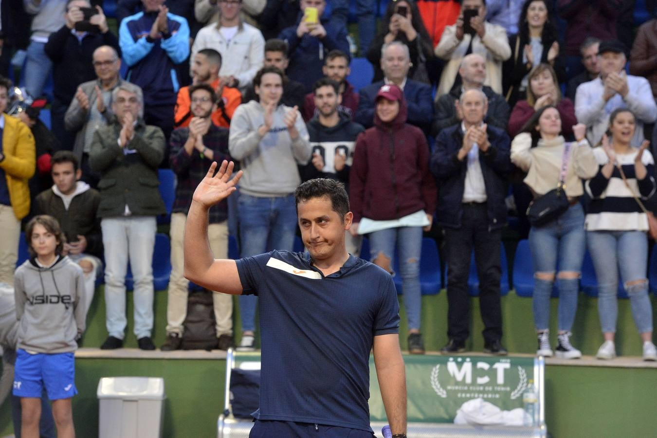 El tenista ilicitano Mario Vilella se impone al murciano en la segunda jornada de la ATP Challenger Murcia Open