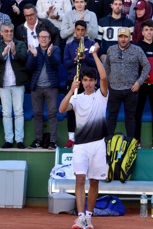 El tenista de El Palmar gana por 7-6 y 6-4 en la segunda jornada del ATP Challenger Murcia Open