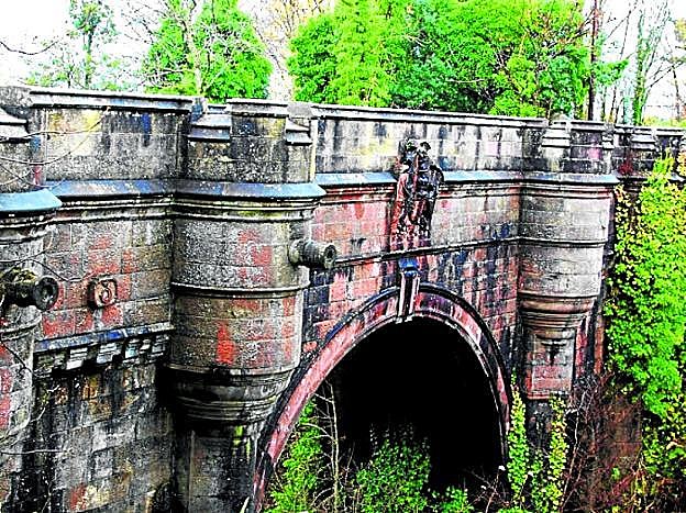 Por algún motivo hasta ahora desconocido, los perros saltaban sobre el pretil y caían al vacío. 
