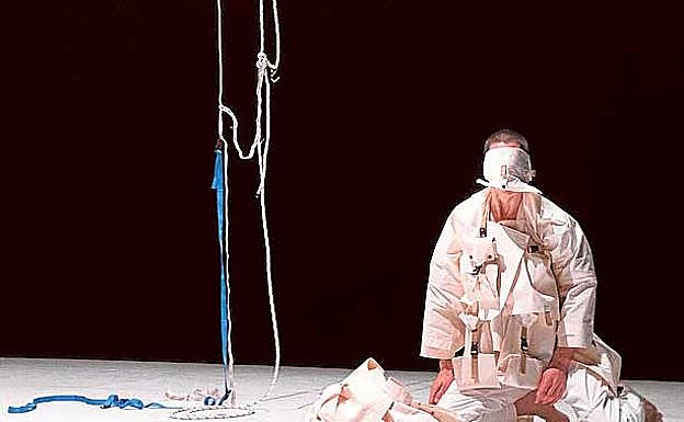 Manuel Rodríguez en escena. 