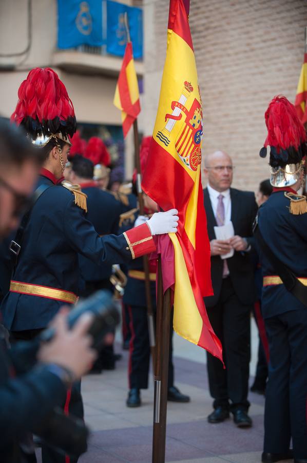 El paso de La Flagelación celebró su 25 aniversario en un desfile que cuajó de espectadores las calles más nazarenas