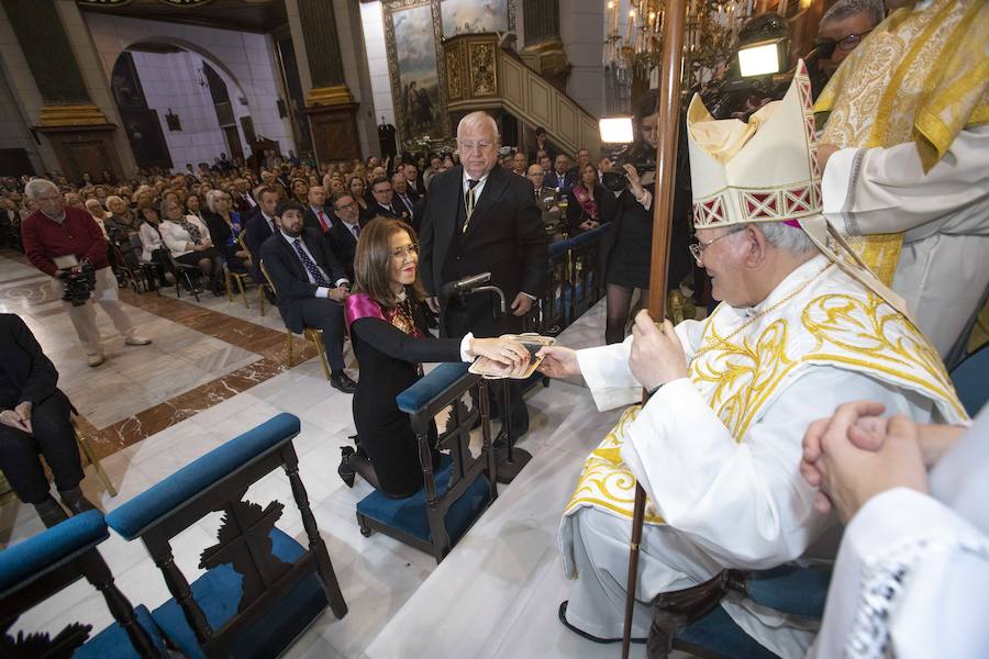 Lorca Planes pone a la Virgen como ejemplo de «mujer fuerte que rompe las barreras de la crueldad humana» para estar con su hijo