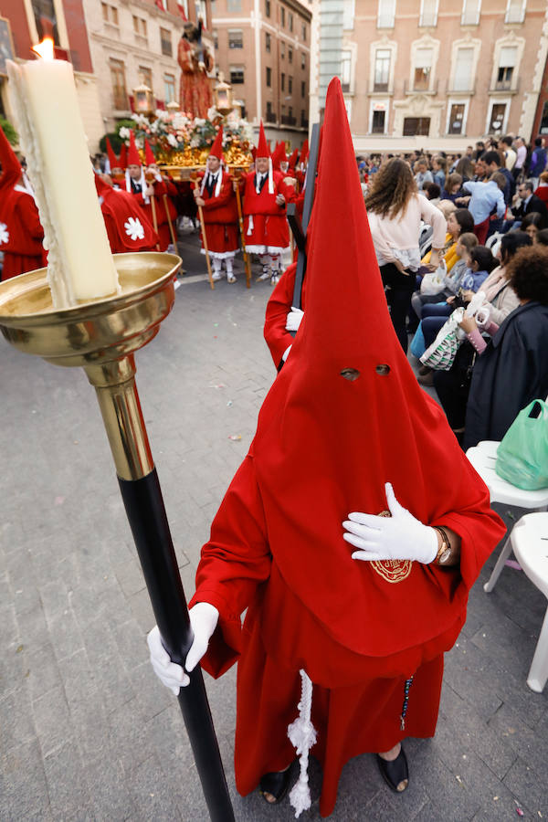 El cortejo devuelve a las calles más nazarenas de Murcia la devoción por el rigor y las tradiciones huertanas