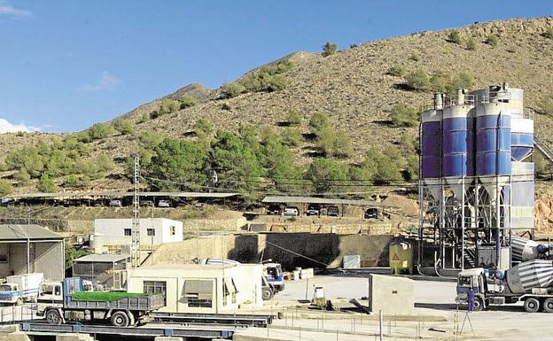 Instalaciones de la cantera de Arimesa, la empresa indemnizada.