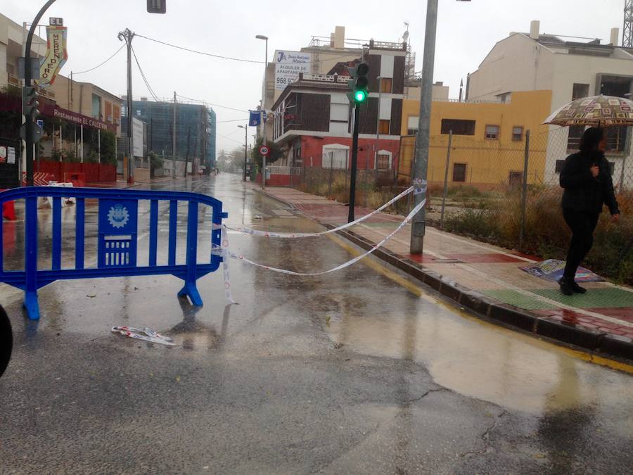 La Aemet mantiene la alerta naranja mientras que los pluviómetros registran precipitaciones de hasta 108 litros por metro cuadrado en las últimas 24 horas