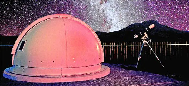 El Observatorio Astronómico Cabezo de la Jara es el primer lugar de la Región de Murcia certificado como 'Parque Estelar Starlight'. Ayto. Puerto Lumbreras