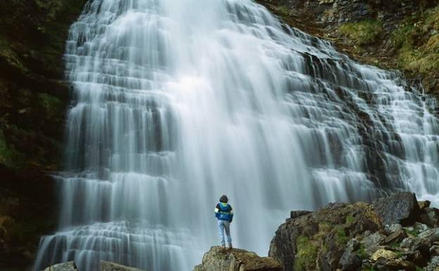 Cascada de la Cola de Caballo, a los pies del Monte Perdido, en el Valle de Ordesa.