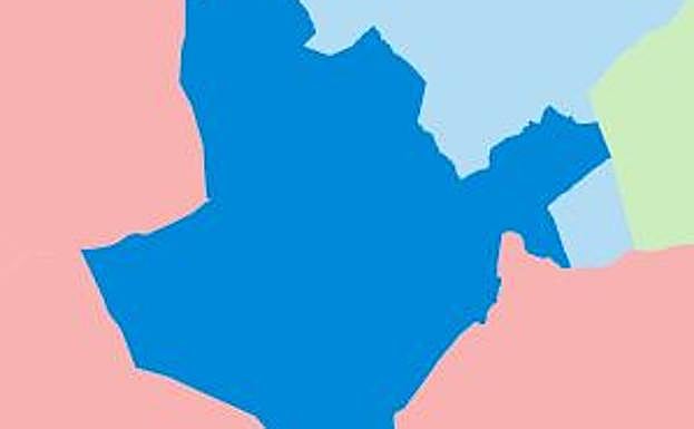 Mapa del municipio de Fuente Álamo.