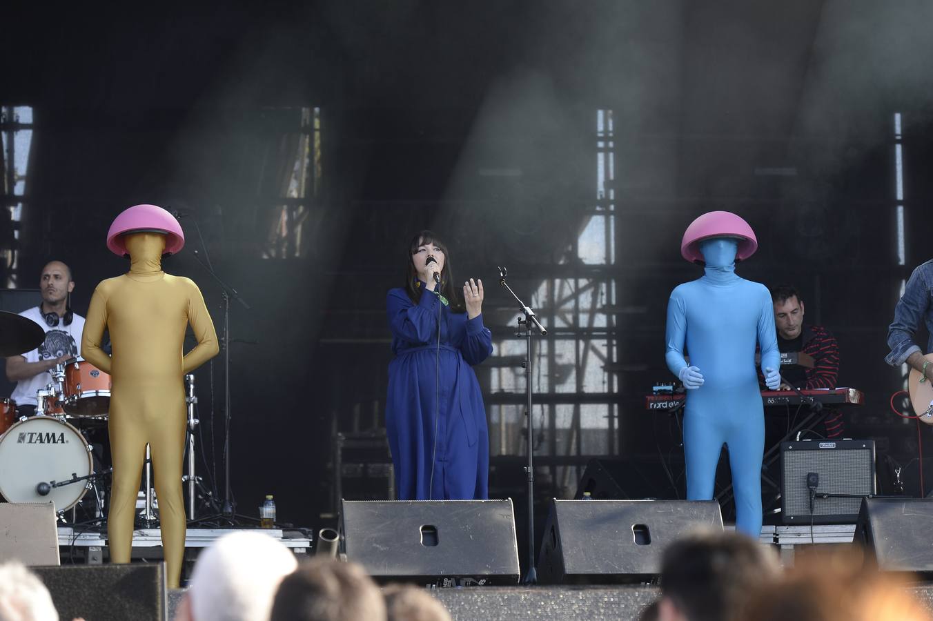 La cantante ofreció uno de los conciertos con más exito de la noche del sábado