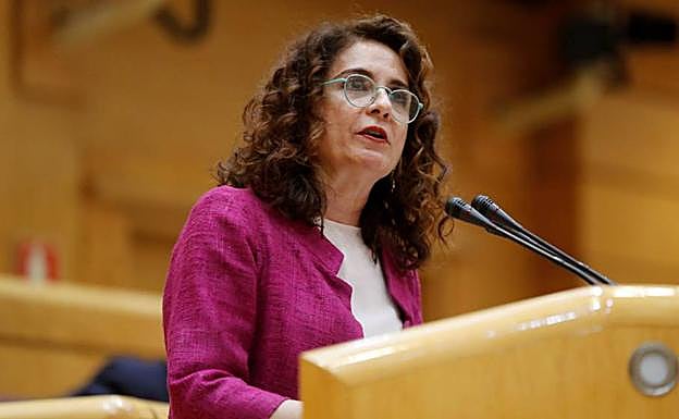 La ministra de Hacienda, María Jesús Montero.