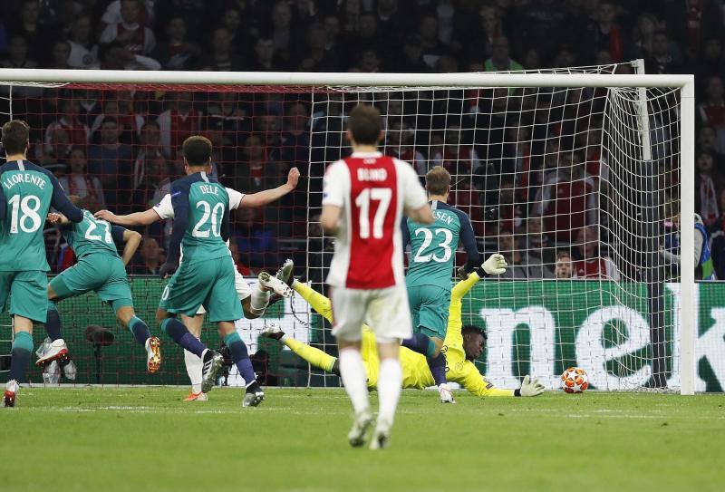 El Ajax y el Tottenham se enfrentaron en el Johan Cruyff Arena, en la vuelta de semifinales de la Liga de Campeones.