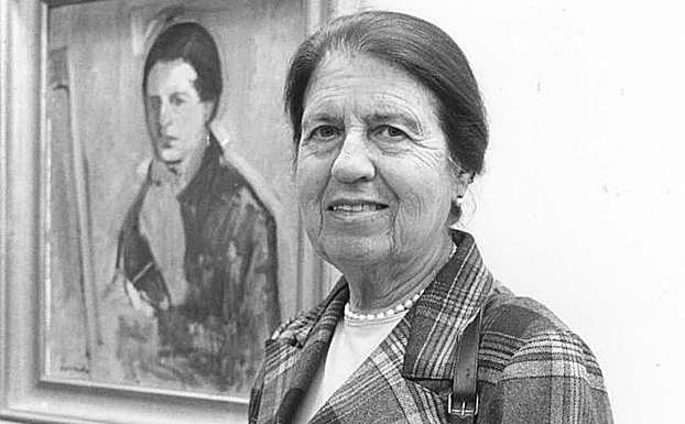 Imagen de archivo de la pintora Sofía Morales.