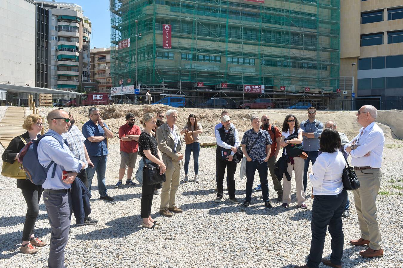 Arquitectos de Trevesi, junto a otros de Madrid, Albacete, Valencia y Murcia visitan el arrabal andalusí