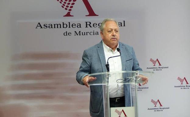 El secretario general de UGT en la Región de Murcia, Antonio Jiménez, en una imagen de archivo.