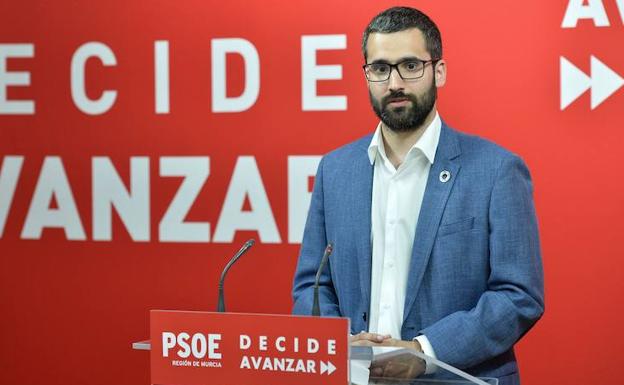 El vicesecretario general y portavoz del PSRM-PSOE, Francisco Lucas, en una fotografía de archivo.