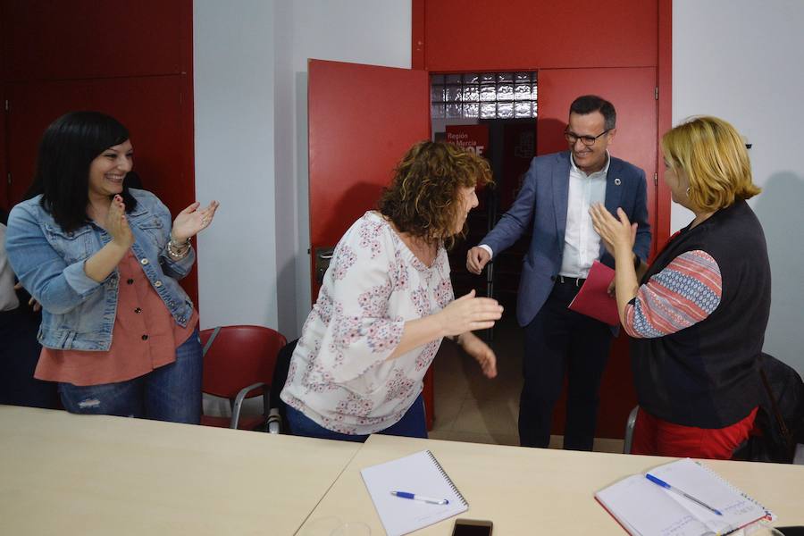 El secretario general del PSRM muestra su voluntad de iniciar de inmediato las reuniones «con luz y taquígrafos» e invita a los líderes nacionales de Ciudadanos a que visiten la Región «para que vean 155 razones para el cambio»