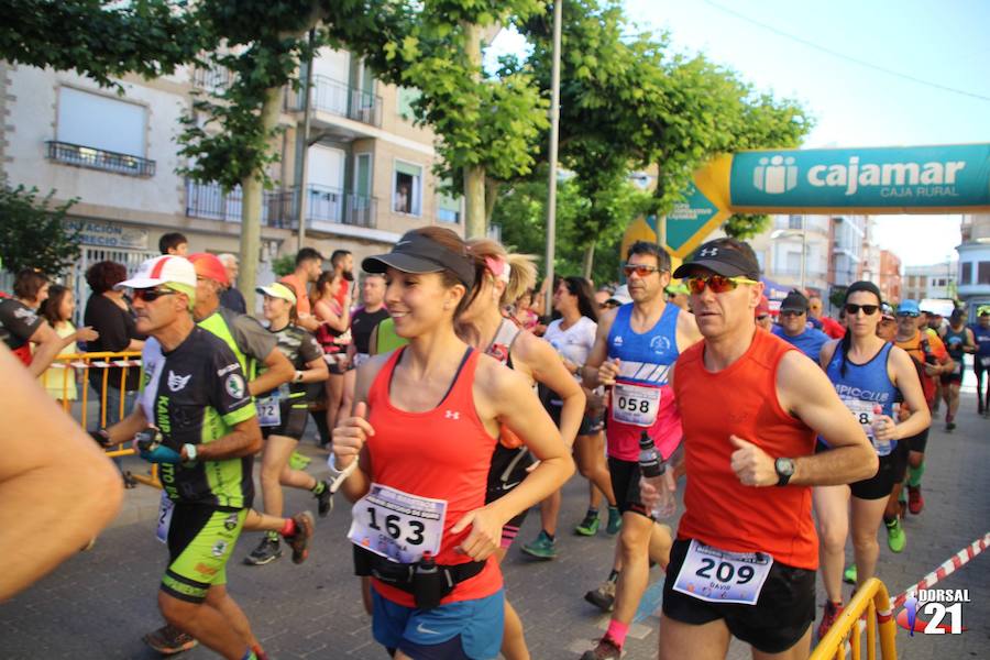 El corredor del C.D. Filippedes Moratalla completa el recorrido en 1 hora y 24 minutos, por el registro de 1 hora y 40 minutos de la atleta del Mobel Automenor Running Club