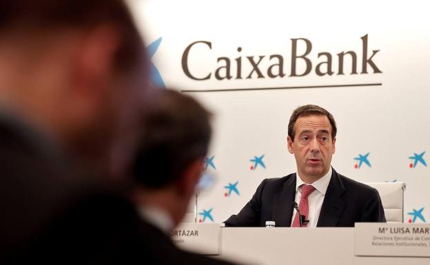 El consejero delegado de CaixaBank, Gonzalo Gortázar. 