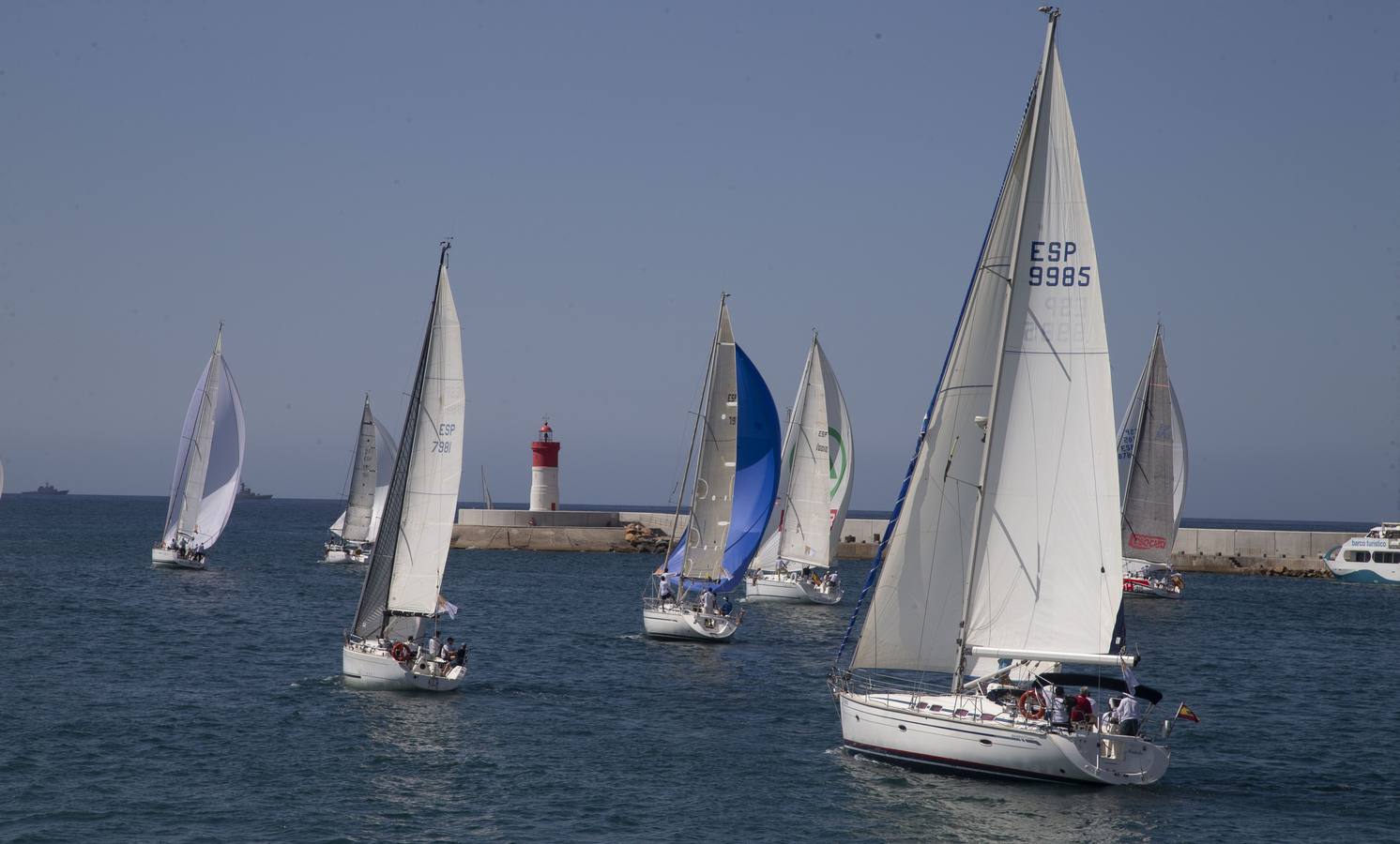 La prueba es puntuable para el campeonato de España, hay 15 barcos locales y la distancia es de 170 millas .