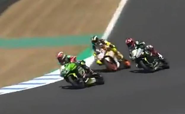 Ana Carrasco llegó a alcanzar la primera posición durante la carrera.