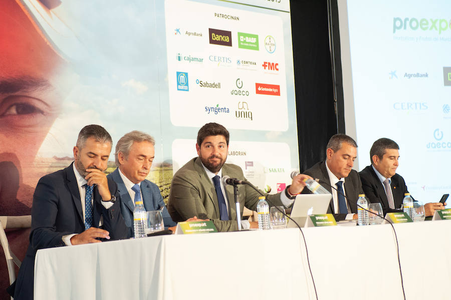 López Miras anuncia durante la clausura de la asamblea general de Proexport la convocatoria de ayudas por valor de 1,6 millones para la modernización de regadíos