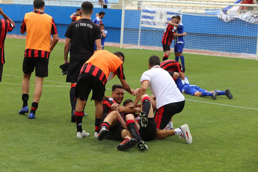 Aunque el Lorca Deportiva gana al Unión Viera, se queda a un gol de la final por el ascenso de categoría