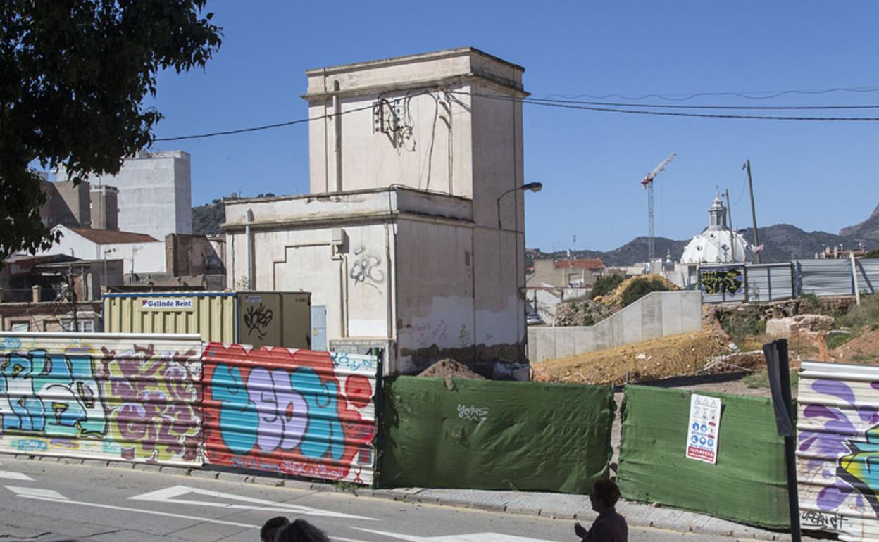 Obras de Sor Francisca Armendáriz, retomadas hace unos días. 