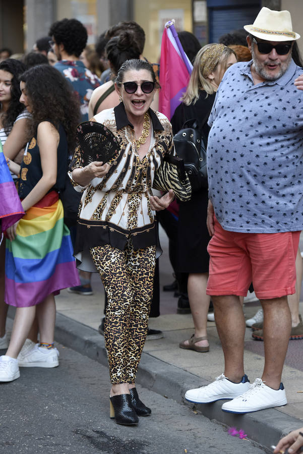 El centro la capital vuelve a teñirse de color para visibilizar las reivindicaciones del colectivo LGTBI+
