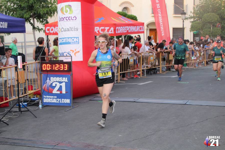 El atleta del C.A. Nogalte–Hogar Puerto Lumbreras completa los 5 kilómetros en 15:56 minutos, por los 19:44 de la corredora del Grupo Alcaraz