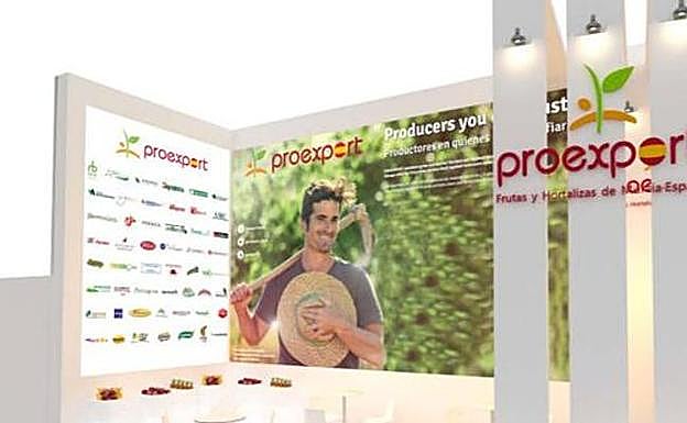 Stand de Proexport en la feria Fruit Attraction.